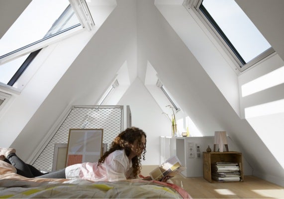 VELUX white noise reduction windows in loft conversion